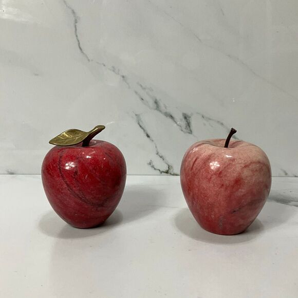 VINTAGE Marble Apples - Picture 3 of 3